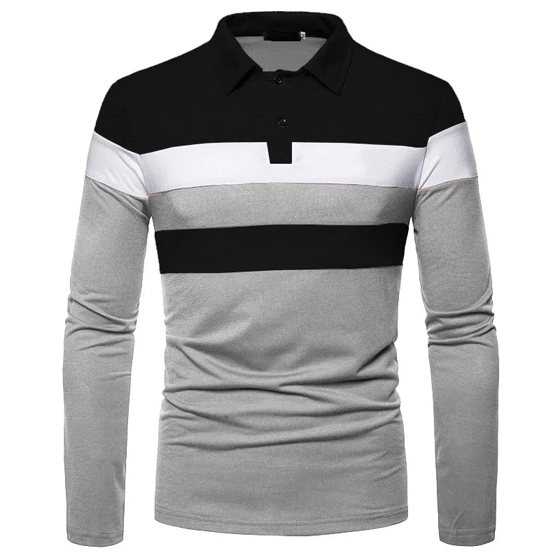Men's Long Sleeve Polo Shirt Slingint Verno